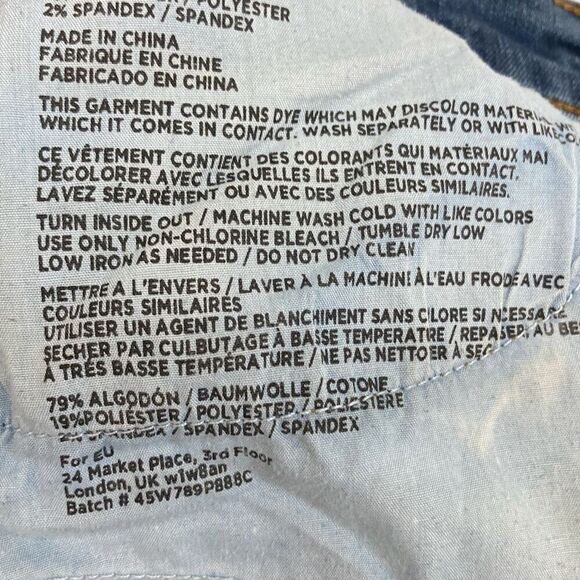 BDG Stovepipe Mid Rise Denim Jeans women’s size 28 waist - Picture 11 of 11